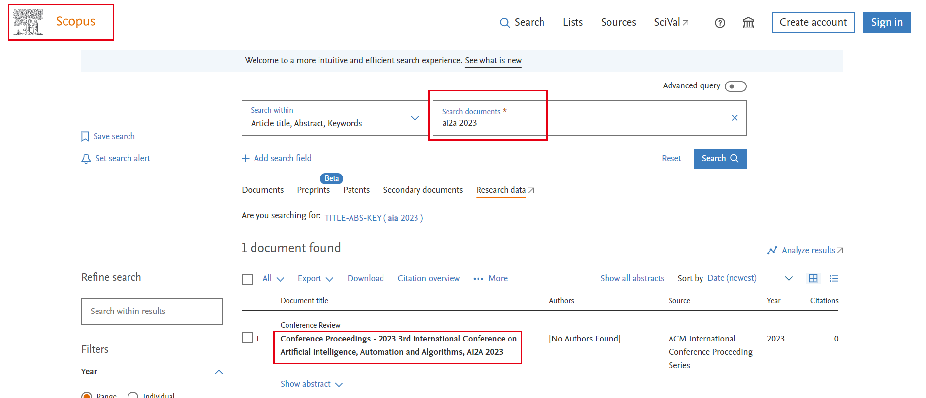 AI2A 2023 Scopus